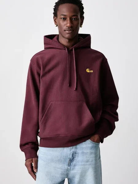 Carhartt WIP American Script hanorac cu glugă din pentru bărbați