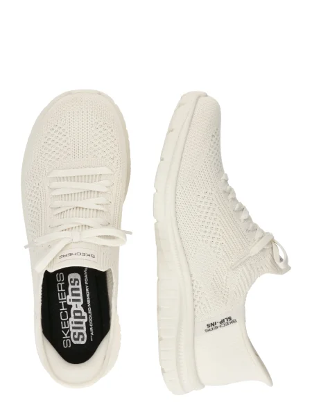 Slip on tenisky Skechers biela