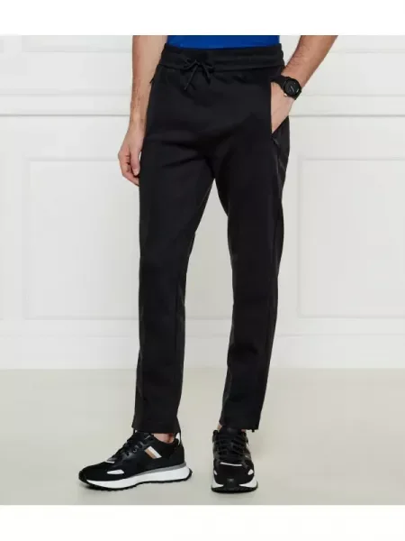 BOSS BLACK Pantaloni de trening P-Lamont | Straight fit negru