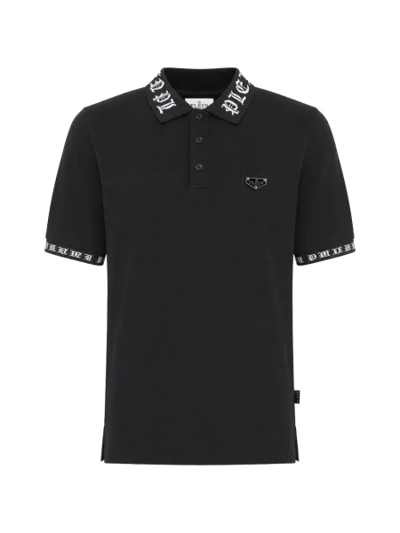 Tricou polo Philipp Plein negru