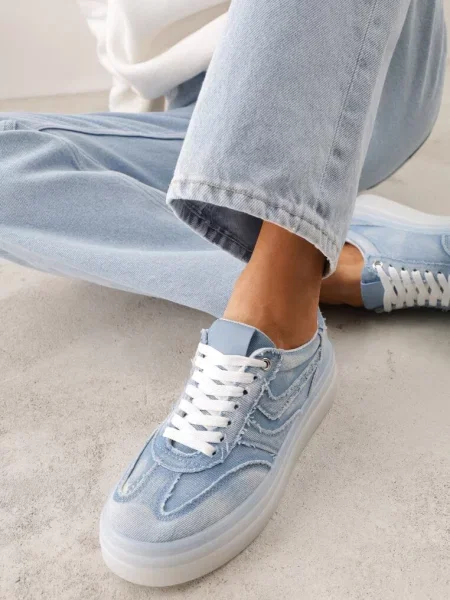 Sneakers Nanore Albaștri albastru