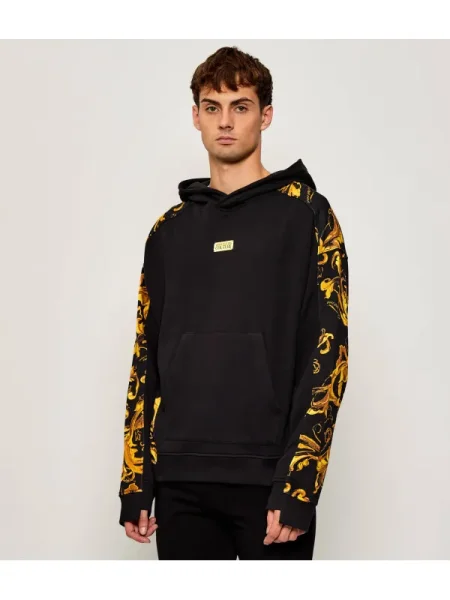 Versace Jeans Couture Hanorac | Relaxed fit negru