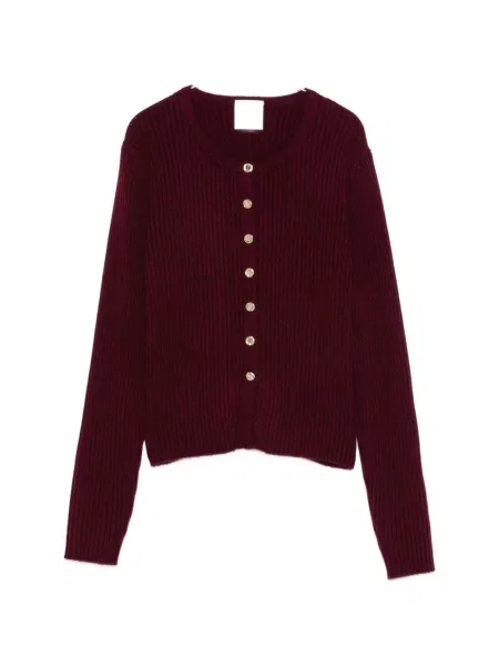 Cardigan Allude tricotate roșu
