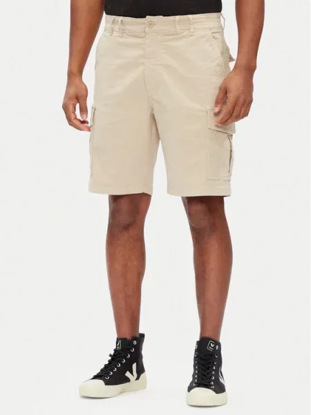 Pepe Jeans Šortky z materiálu Seasonal béžová