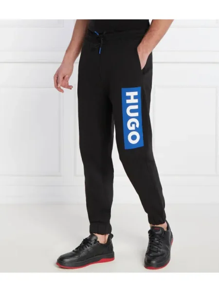 Hugo Blue Pantaloni de trening Nuram | Regular Fit negru