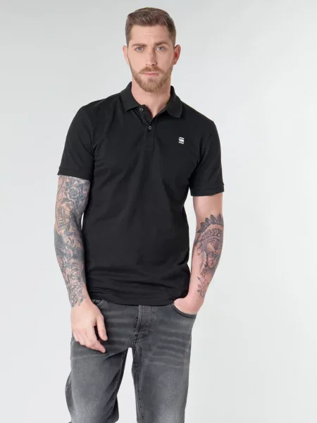 Polo majica G-star Raw crna