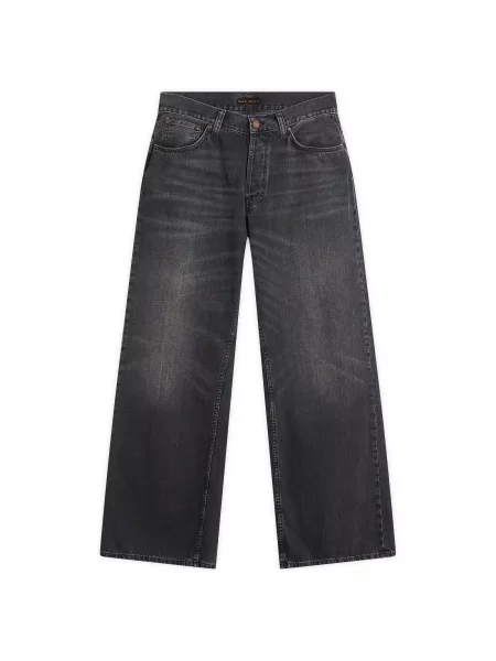 Szerokie jeansy Nudie Jeans Co czarne