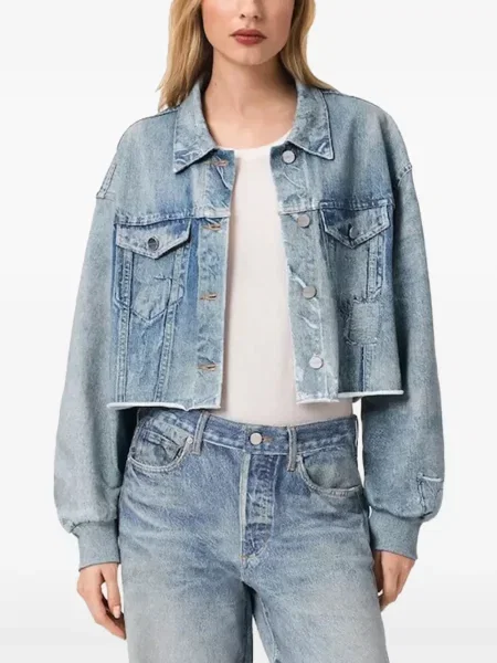 Froté bunda Allsaints modrá