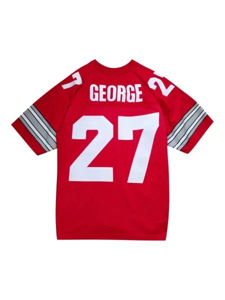 Cămașă Mitchell & Ness din jerseu roșu