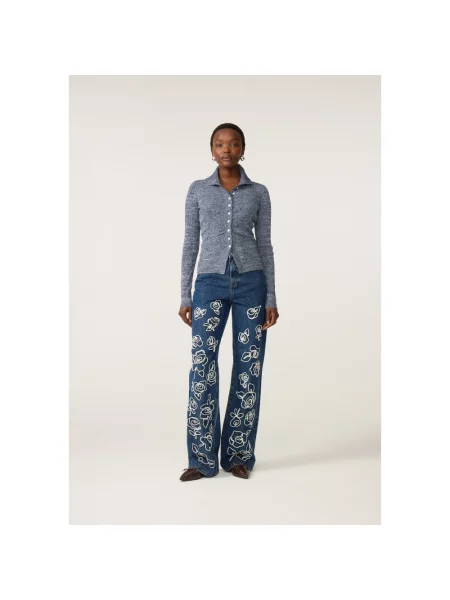 Sweter Fabienne Chapot niebieski