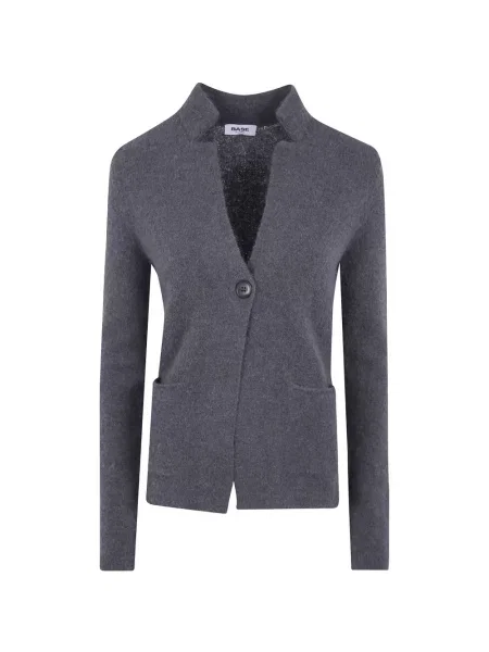 Cardigan Base din lână alpaca gri