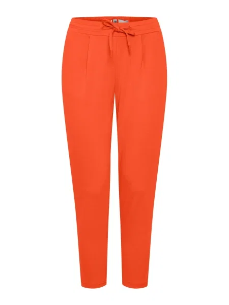 ICHI Pantaloni cutați IHKATE orange roșu