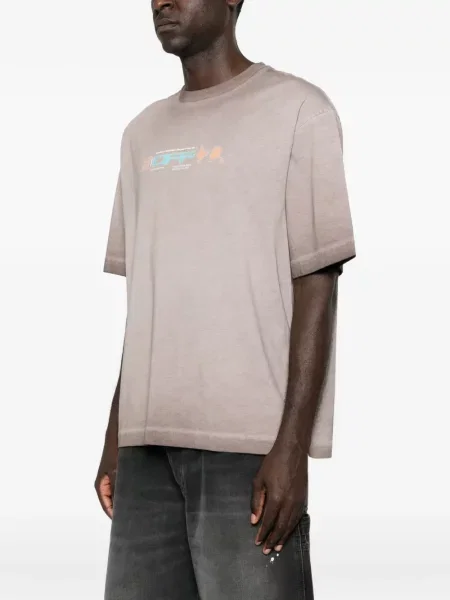 Μπλούζα Off-white με σχέδιο λευκό