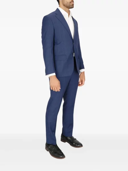 Odgovarati odijelo Scotch And Soda karirani plava