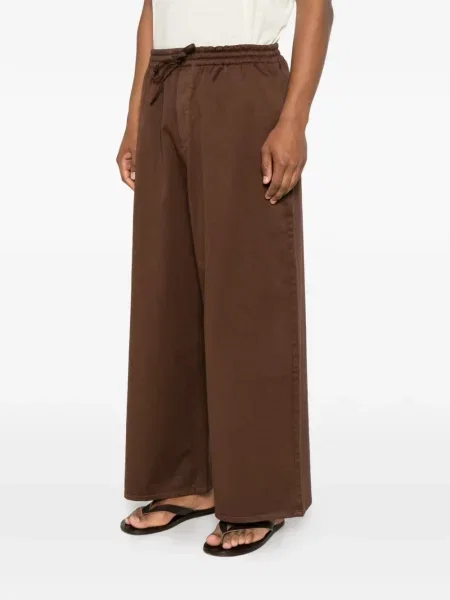 Pantaloni Loewe cu broderie maro