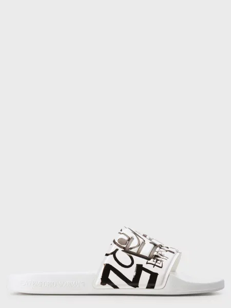 Шльопанці Ea7 Emporio Armani білі