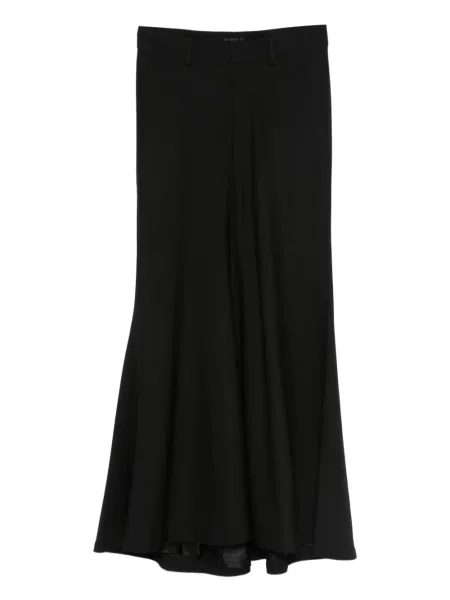 Fusta maxi Balenciaga de lână negru