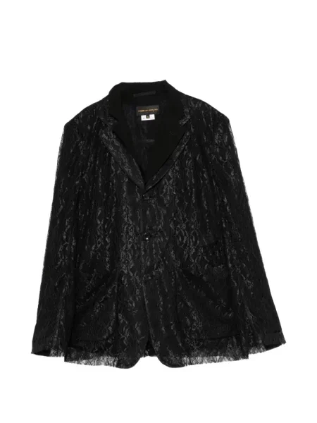 Sacou Comme Des Garçons din dantelă negru
