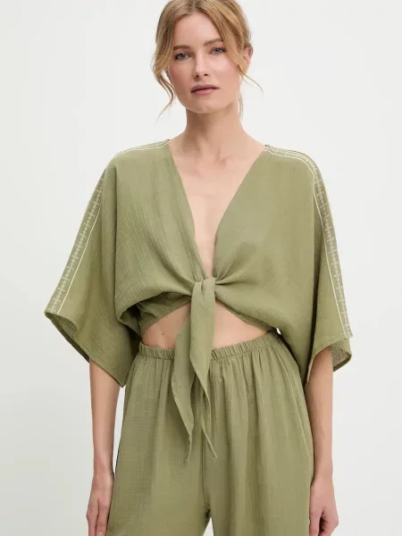 Answear Lab koszula relaxed zielony