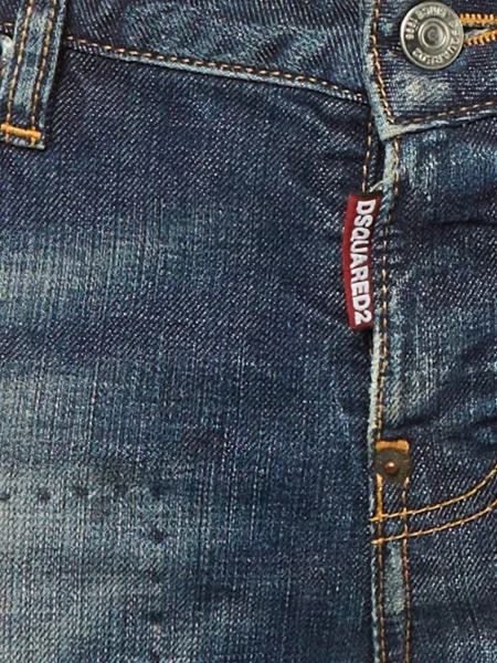 Blugi Dsquared2 zdrențuiți albastru