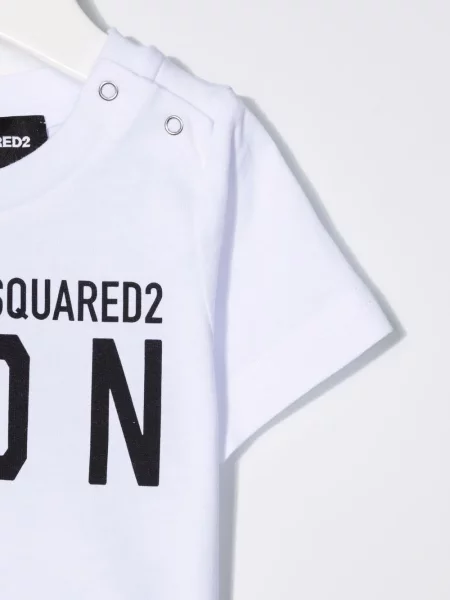 Koszulka dziecięca Dsquared2 biała