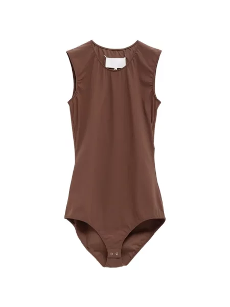 Body Maison Margiela fără mâneci maro