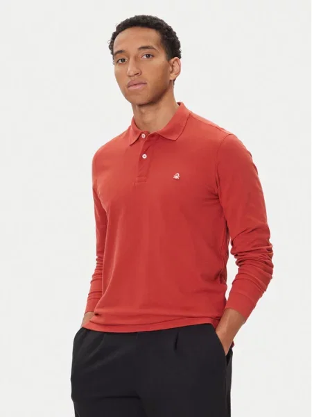 United Colors Of Benetton Polo majica Bordo rdeča