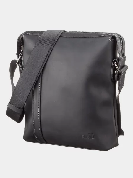 Кожаная сумка через плечо Shvigel черная