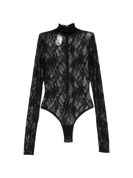Body The Andamane din dantelă negru
