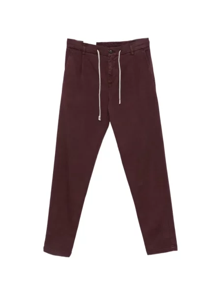 Pantaloni Eleventy cu cordon violet