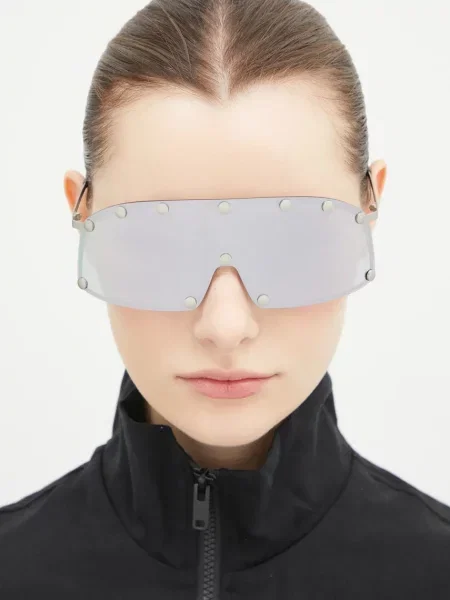 Rick Owens ochelari de soare argintiu