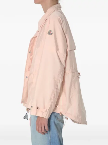 Geacă Moncler cu cordon roz