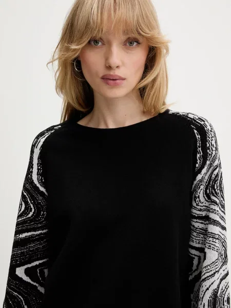 Sweter Desigual czarny