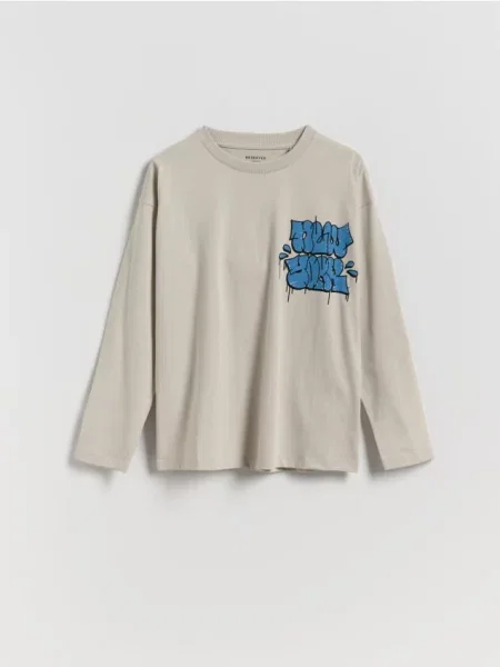 Reserved longsleeve jasnoszary