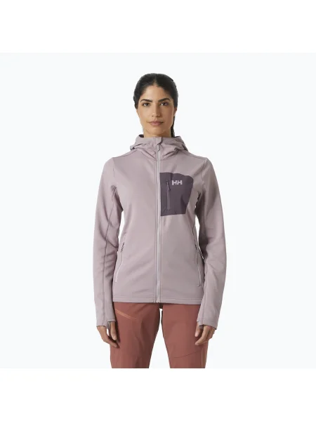 Hanorac pentru femei Helly Hansen Versalite Hooded Fleece purple clay violet
