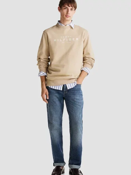 Світшот Tommy Hilfiger бежевий