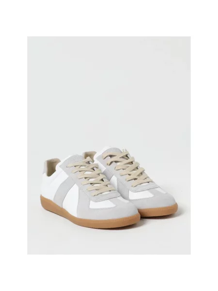 Sneakersy Maison Margiela zamszowe białe