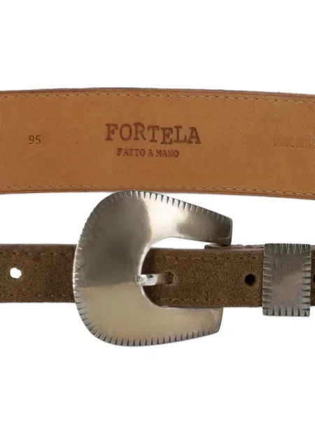 Curea Fortela din piele de căprioară maro