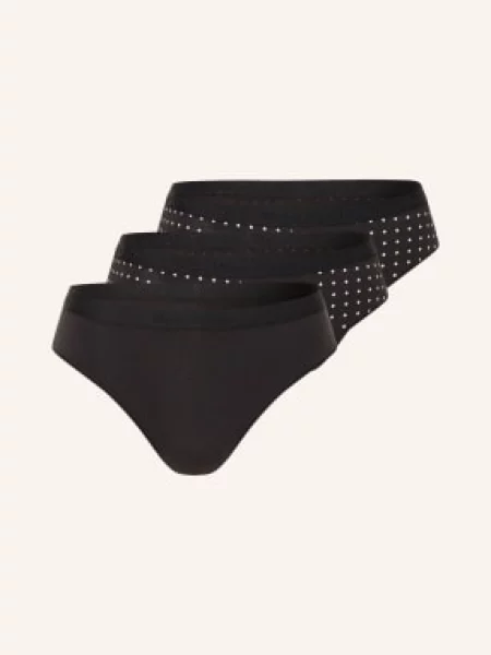 Marc O'polo Zestaw 3 Par Majtek schwarz biały