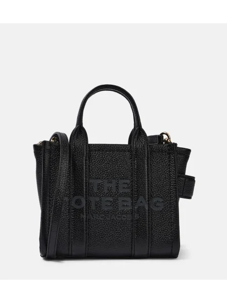 Geanta de piele Marc Jacobs din piele negru