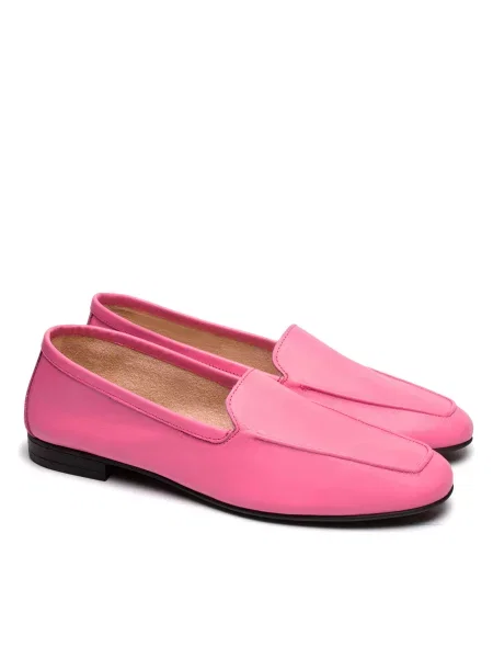 Кожаные лоферы Pellagio розовые