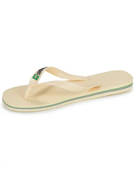 Pantofi Havaianas cu autograf bej