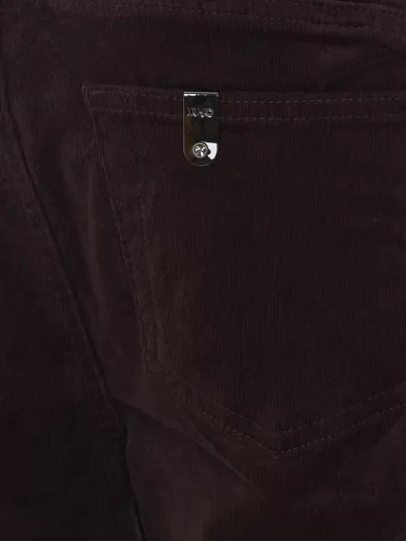 Pantaloni Liu Jo de catifea maro