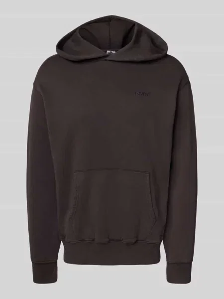 Bluza z kapturem o kroju relaxed fit z kieszenią kangurką Levi's czarna