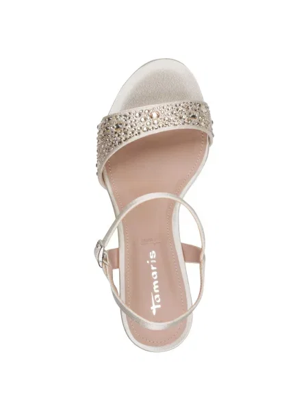 Pantofi Tamaris de lână alb