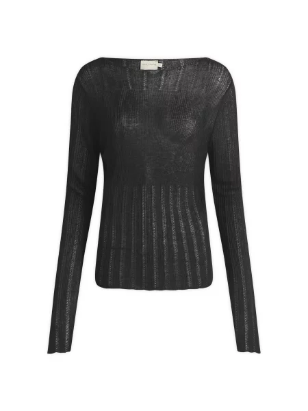 Longsleeve Deiji Studios biznesowy czarny