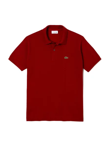 Lacoste Koszulka Polo Z Piki Slim Fit pink czerwone
