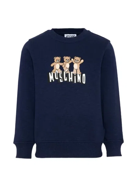 Bluza dziecięca Moschino niebieska