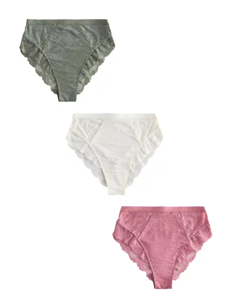 Next Slip verde / roz alb