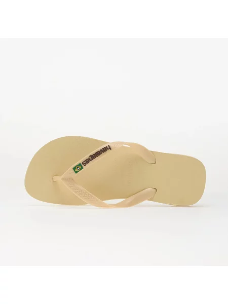 Pantofi Havaianas cu autograf bej